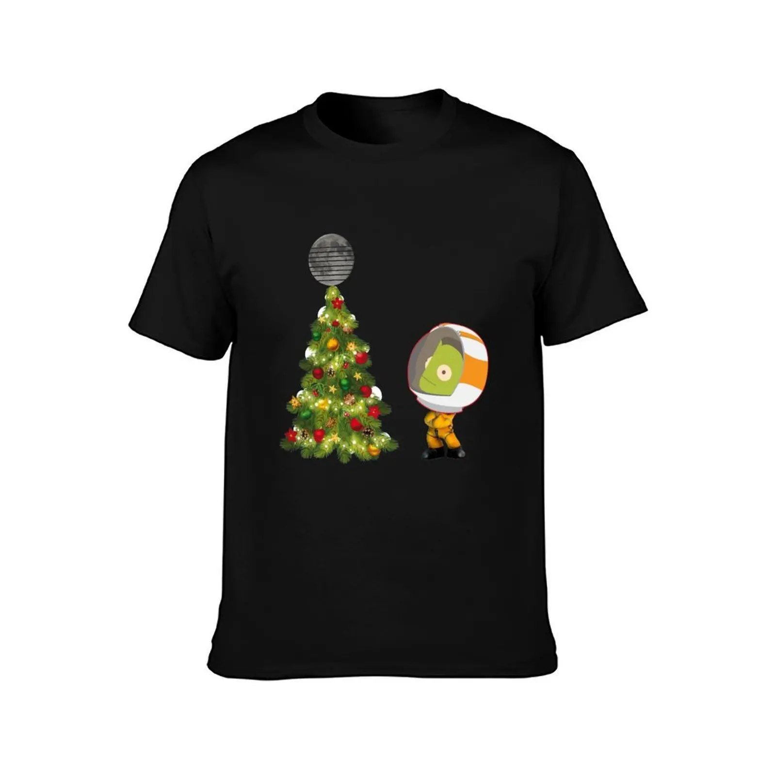 hello Christmas , merry Christmas , kerbal spacecraft program , new Year gift christmas T-Shirt, Summer Casual Cotton Tee