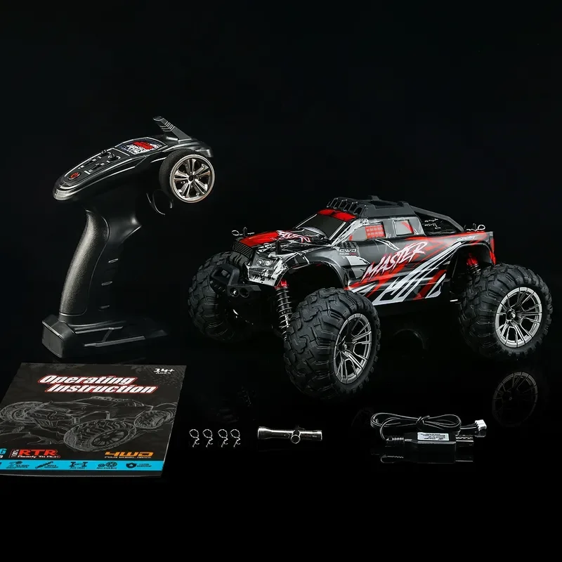New Kf11 Full Scale 4wd High Speed Car 1:16 Remote Control Climbing Off Road Vehicle 2.4g Racing Drift Rc Racing Model Toy RTR
