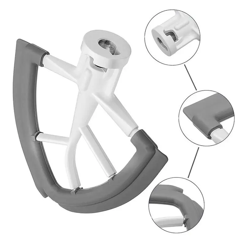 

A75K 2 шт. для наклонной головки 4,5-5QT, миксер, лопатка, лопатка для мешалки, аксессуары для мешалки