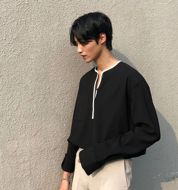 

Новый дизайн, повседневный свободный мужской топ irt, весенне-осенний модный топ с капюшоном, модный универсальный длинный све, молодежный