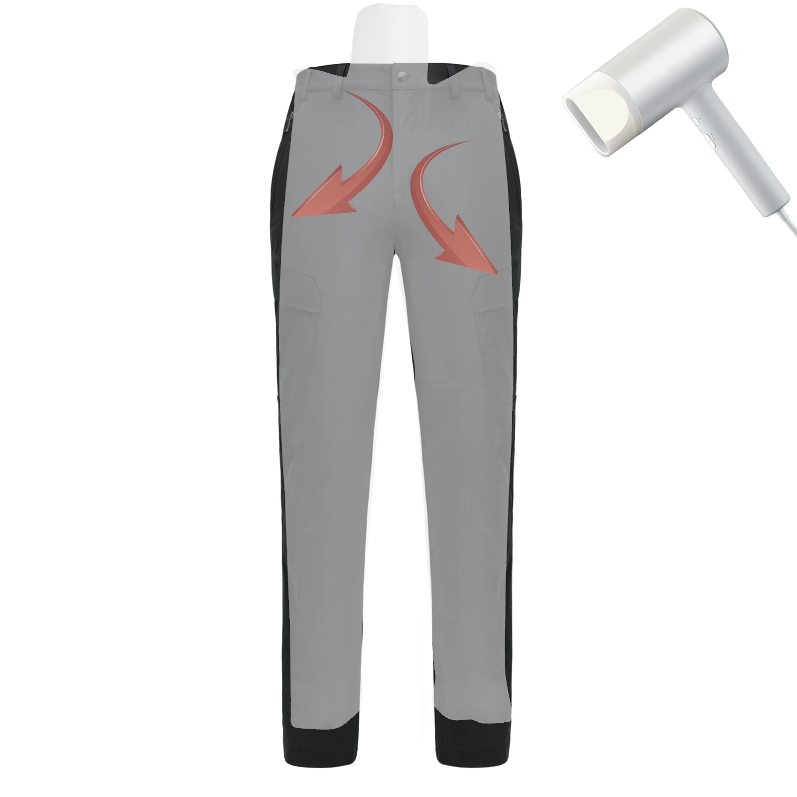 

Portable Pants Dry Bag High Strength Polyester Breathable Clothes Dryer Bag Travel Clothing Drying Tool Convenient Lightweight