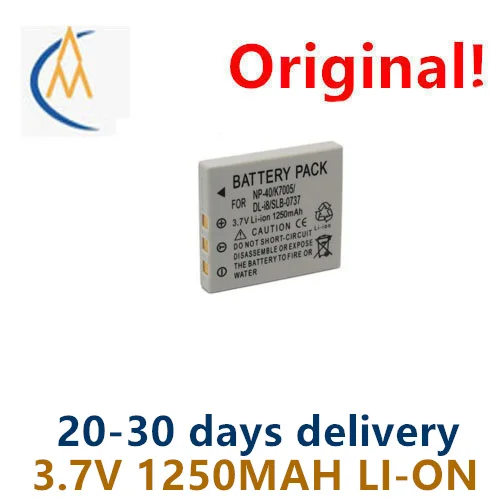FNP40 camera battery is applicable to D-Li8 SLB-0737 FNP40 battery with full capacity lithium digital card machine
