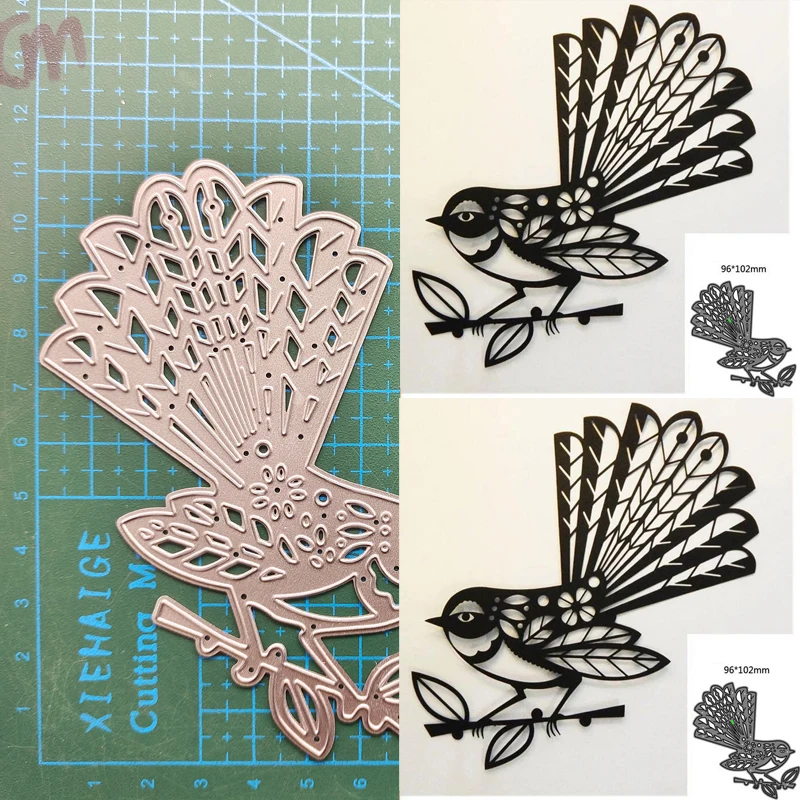 Kwiatowe okno motyl ptak kwiat dziewczyna do cięcia metalu wykrawacze szablony Scrapbooking Album DIY karta papierowa wytłaczanie rękodzieło nowe