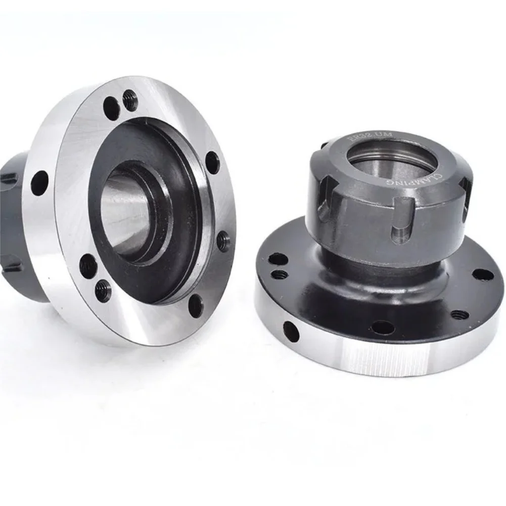 100mm ER40 Collet Chuck Holder with Seven Holes for CNC Milling and Lathe Machines Suitable for Metal Processing Tasks