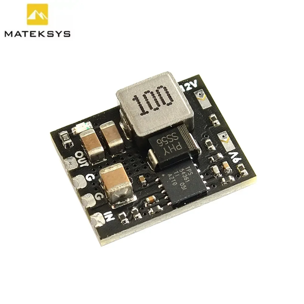 MATEK Mateksys MICRO BEC 6-60V TO 5V/9V/12V-ADJ Step-Down Regulator Module For RC Model Airplane Helicopter FPV Racing Drone