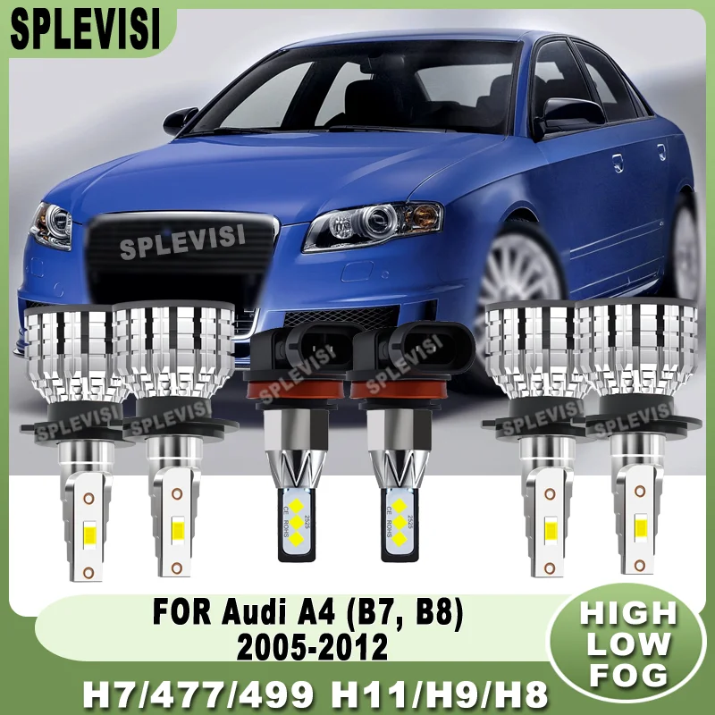 

Easy Install Halogen ReplacementIP67 Waterproof LED Headlight Fog Light For Audi A4 (B7, B8) 2005 2006 2007 2008 2009 2011 2012