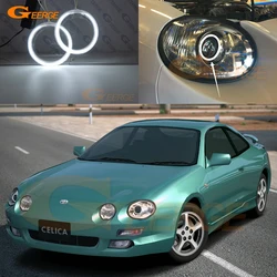 For Toyota Celica T20 1994 1995 1996 1997 1998 1999 Kouki Headlight Ultra Bright CCFL Angel Eyes Halo Rings Kit Car Accessories