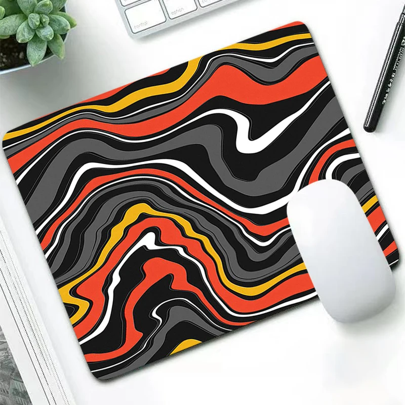 ستراتا السائل لوحة الماوس الصغيرة كمبيوتر محمول أنيمي حصيرة مكتبية البساط لينة نونسليب ماوس الوسادة الكمبيوتر المطاط مسند الماوس البساط الرياضة الإلكترونية سرعة الماوس حصيرة #3
