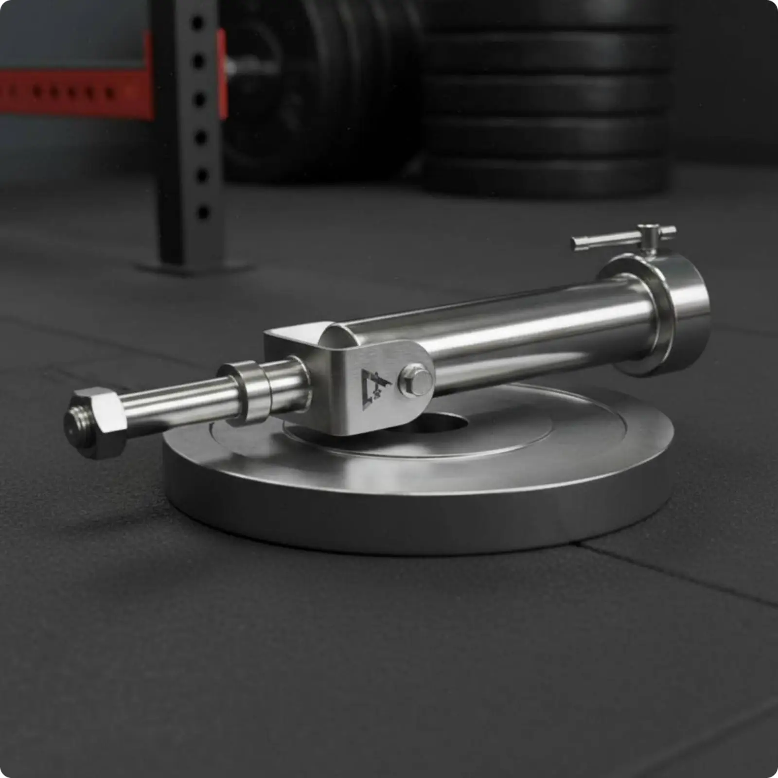 Fitness Equipment Stand Precision Steel Barbell Holder Rack Attachment for Home Gym Back and Full Body Training