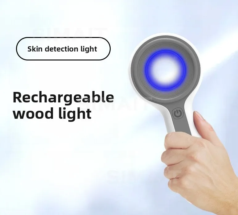 KN-9000C Wood's Lamp Vitiligo Detector, Medical Skin Analyzer with LED Magnifying Glass for Fungal & Pigment Disorder Diagnosis