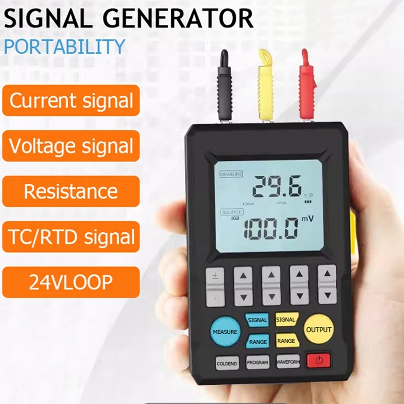 Signal Generators Portable Signal Sources Current And RTD Thermocouples Resistance Analog Handheld Process Calibrators