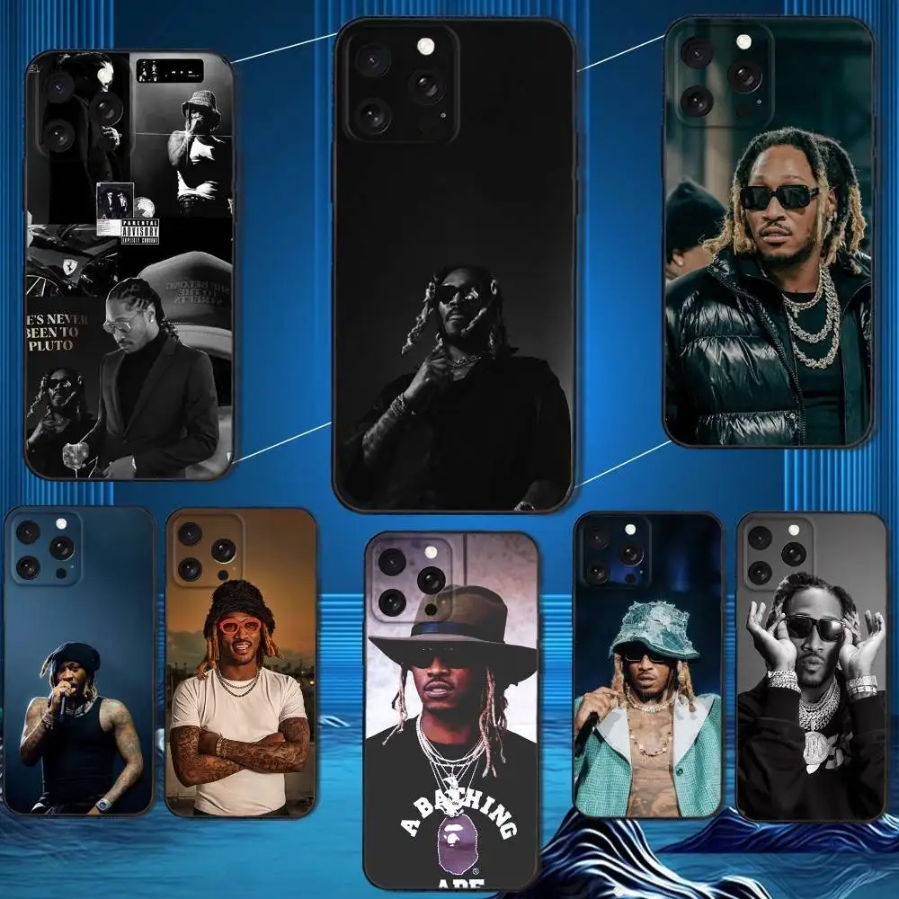 

Rapper F-FutureS Phone Case For iPhone 16,15,14,13,12,11 Plus,Pro Max,XS,X,XR,SE,Mini,8,7,Soft Silicone Black Cover