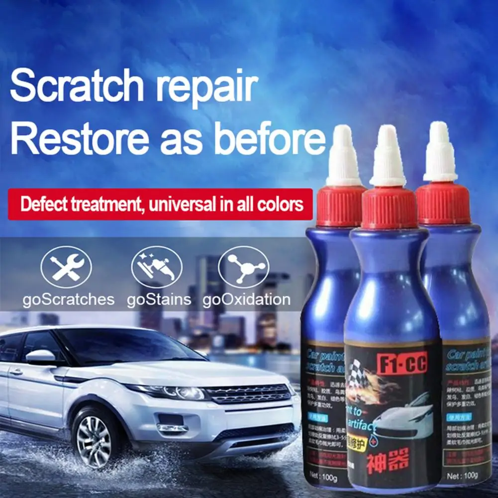 Car Paint Scratch Removal Professional Repair Liquid Waxing Universal Cars Paint Polish & Paint Restorer With Sponge Auto Supply