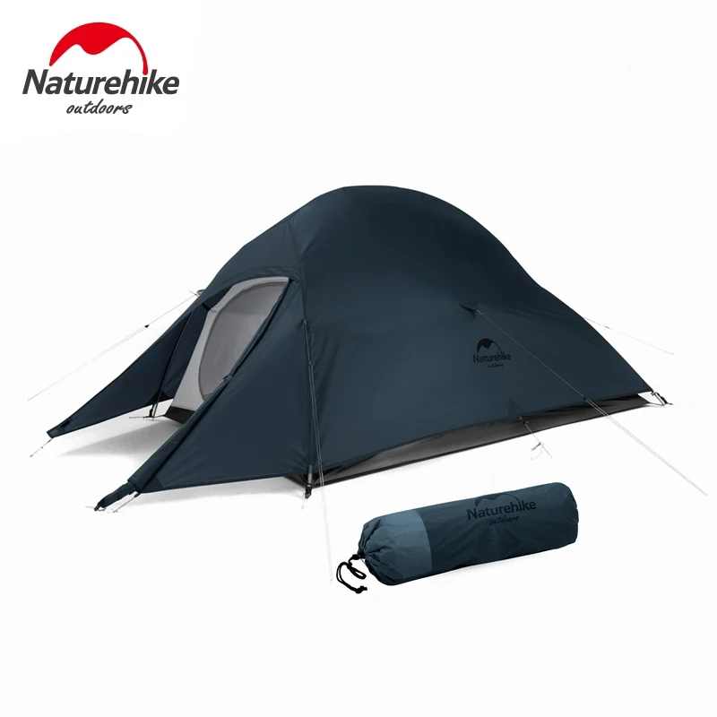 Naturehike Camping Tent Ultralight Portable Cloud Up Upgrade 1 Person Shelter Tent Folding Backpack Waterproof Travel Beach Tent