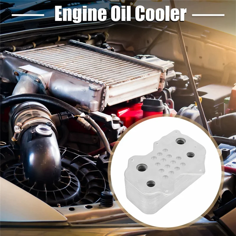 

077117021Q Automatic Engine Oil Cooler 14 Rows For A6 A8 Quattro Phaeton Replacement Parts Accessories 1 Piece