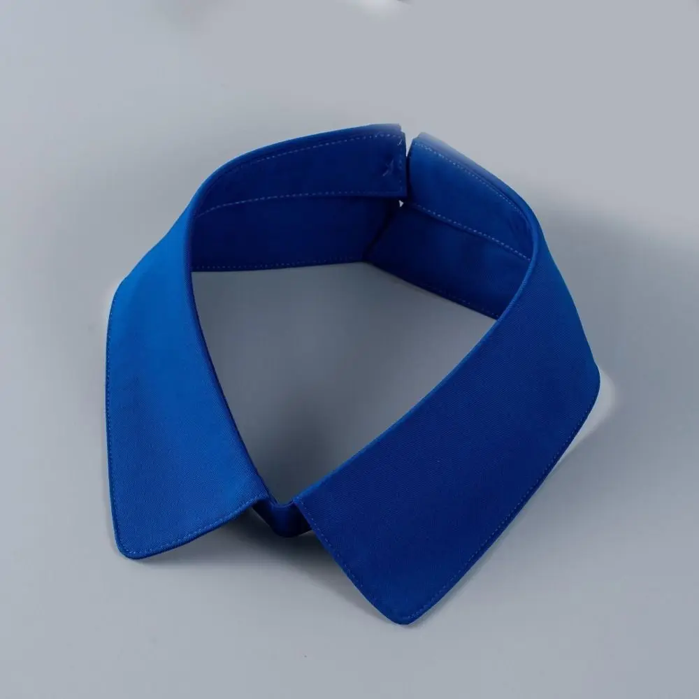 Lapel Design Detachable Fake Collar Elegant Korean Style Necktie Collar Removable Solid Color Decorative Single Collar Girls
