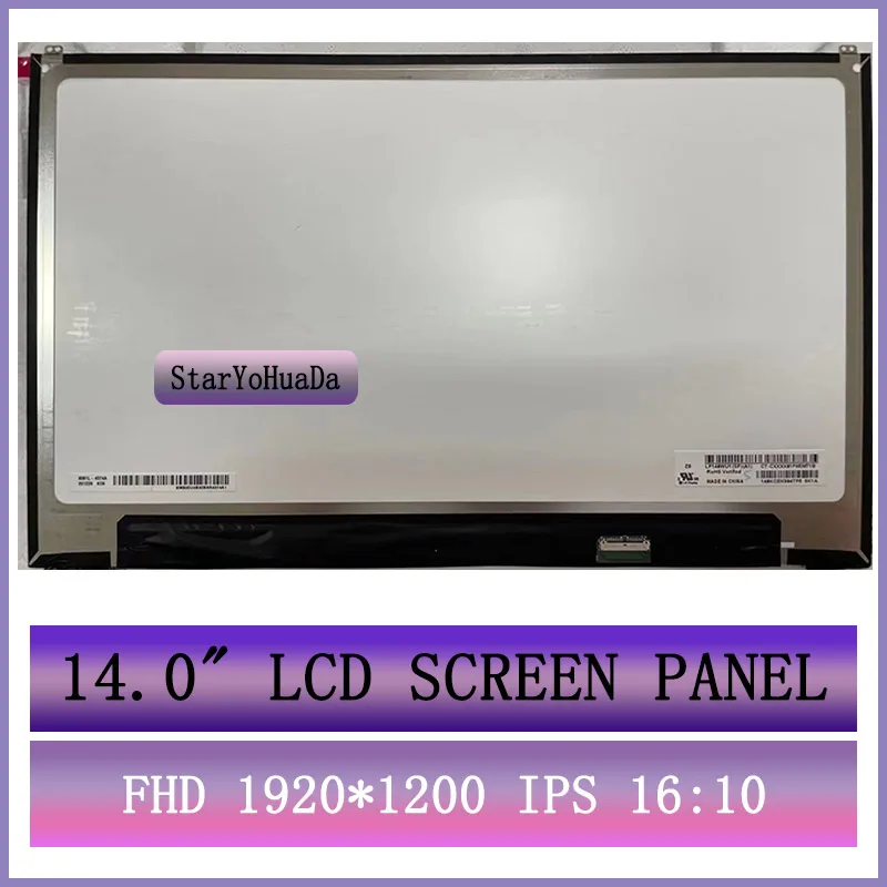 16:10 FHD LED LCD Screen Display LP140WU1-SPA1 for LG Gram 14Z90P IPS Panel 1920x1200 30 Pins 60 Hz