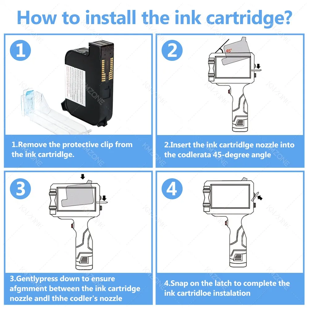 ﻿   طابعة نافثة للحبر محمولة صغيرة 2-12.7 مللي متر ارتفاع الطباعة للبلاستيك الخشب النسيج النص تسمية دفعة رقم الشعار آلة ترميز التاريخ