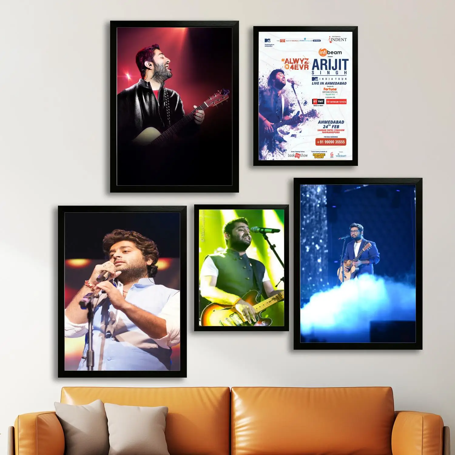 arijit singh Canvas Art Poster and Wall Art, Picture Print, Modern Family Bedroom Decor, Posters,Decorative painting