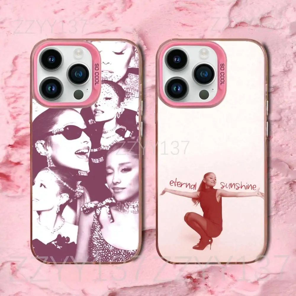 

Ariana Grande Twilight Zone Phone Case For iPhone 16,15,14,13,12,11,8,7,Pro,Max,Plus,Mini,XS,SE Matte Shockproof Pink Cover