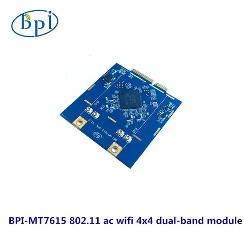 BPI-MT7615 802.11 Ac Wifi 4x4 듀얼 밴드 모듈 베이스(MTK 칩 설계 기반), R2 및 R64 지원