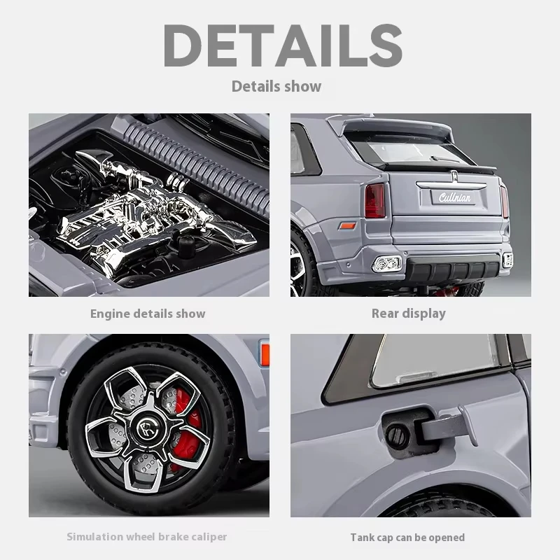 1:24 Russia SHERP ATV ALL-TERRAIN VEHICLE Alloy Car Model Sound and Light Pull Back Children's Toy Collectibles Birthday gift