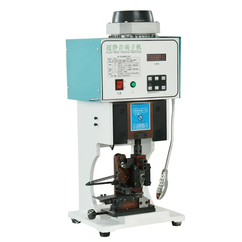 1.5T Semi-Automatic Terminal Crimping Machine for Cable Manufacturing Featuring Stripping and Crimping Functions