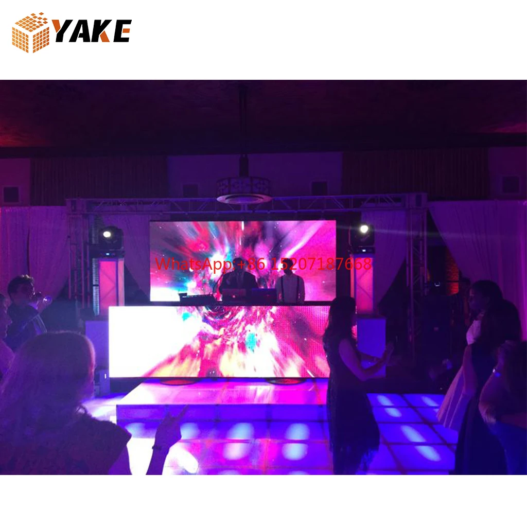 Professional Audio P3 P4 DJ Booth Foldable Cover Screen Decks DJ Event Facade Booth z torbami do noszenia klubu nocnego