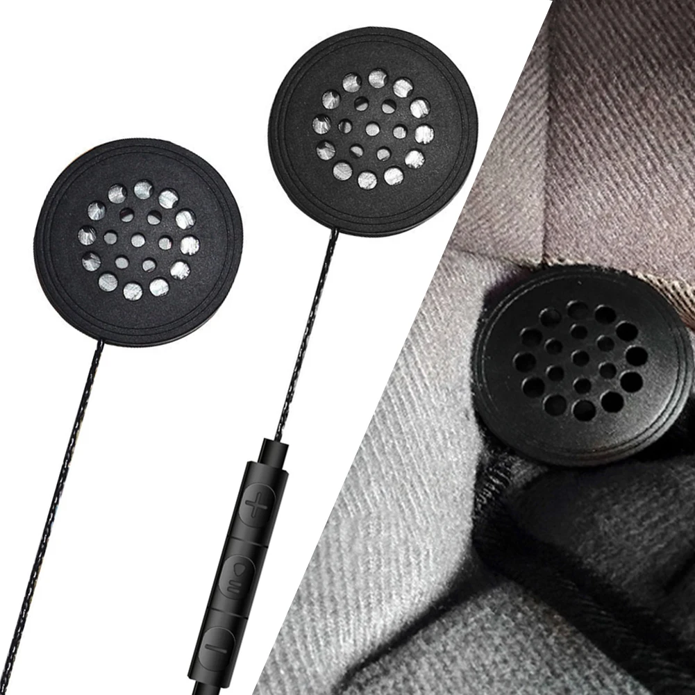 

Motorcycle Helmet Headset Anti-interference Wireless Stereo Earphone HiFi Music Player Speaker 3.5mm Port Motor Bike Headsets