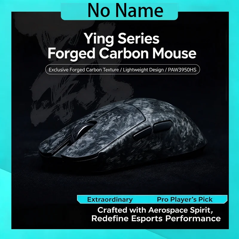 WLmouse Shadow Series Forged Carbon Fiber Ultra Lightweight Wireless Gaming Mouse PAW3950HS Sensor 8K Polling Rate Esports Mouse