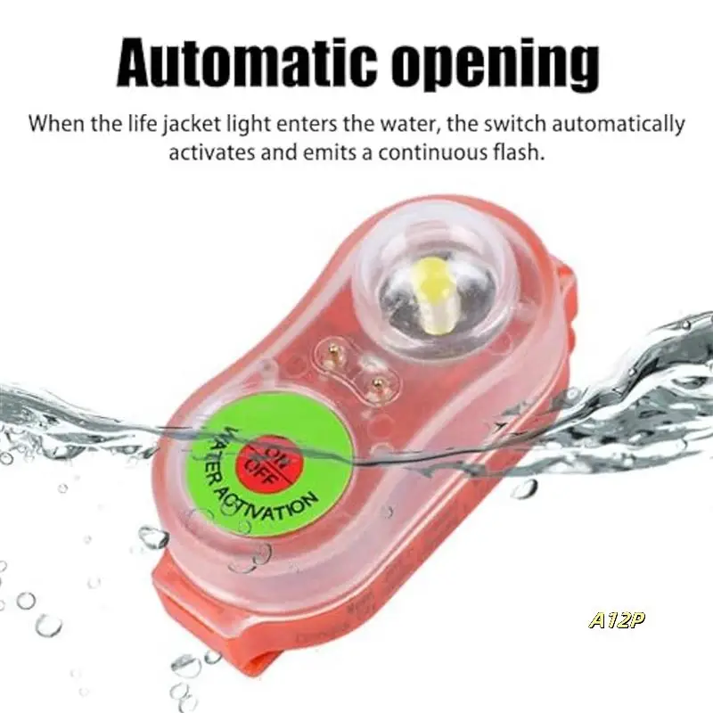 

8X Rescue Vest, LED Light, Life-Saving Vest Flash, For Emergency Water Survival