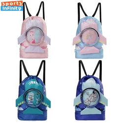 Children's Cartoon Swimming Bags Waterproof Dry and Wet Separation Swim Backpack Clothes Shoes Storage Bag Beach Bag Sport Bags