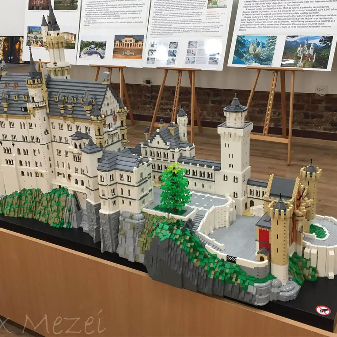 57493PCS MOC-123380 Neuschwanstein Castle Architecture Modular   Building Blocks Exhibition Model Toy Brick Holiday Gifts Adults