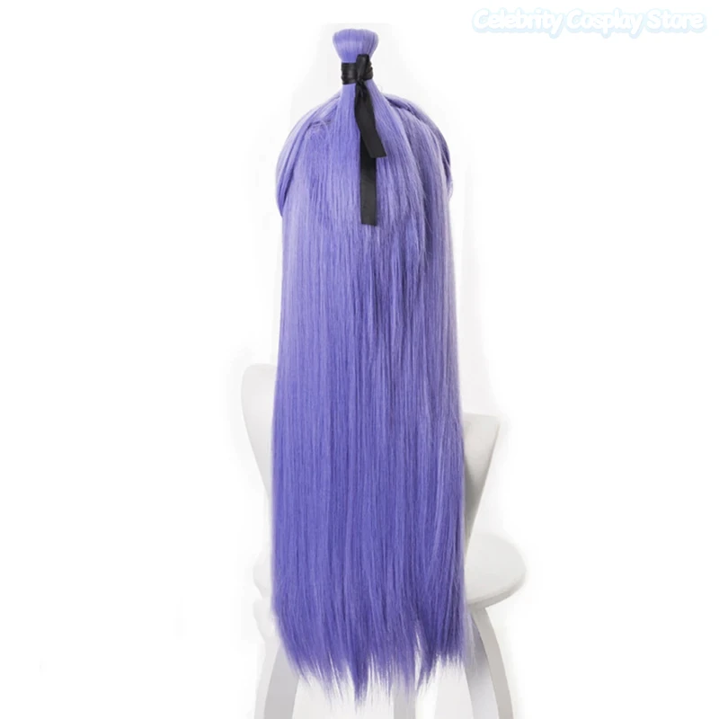 New Movie Ne Zha 2 Aobing Cosplay Wig Men Women Blue Purple Long Hair Heat Resistant Synthetic Wigs Carnival Halloween Accessory