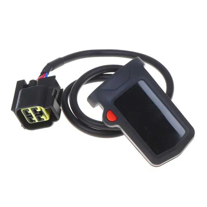 Electric Bicycle LCD Display Waterproof Shell Clear Speed: Power Indicator Ebike Scooter Repair Modification