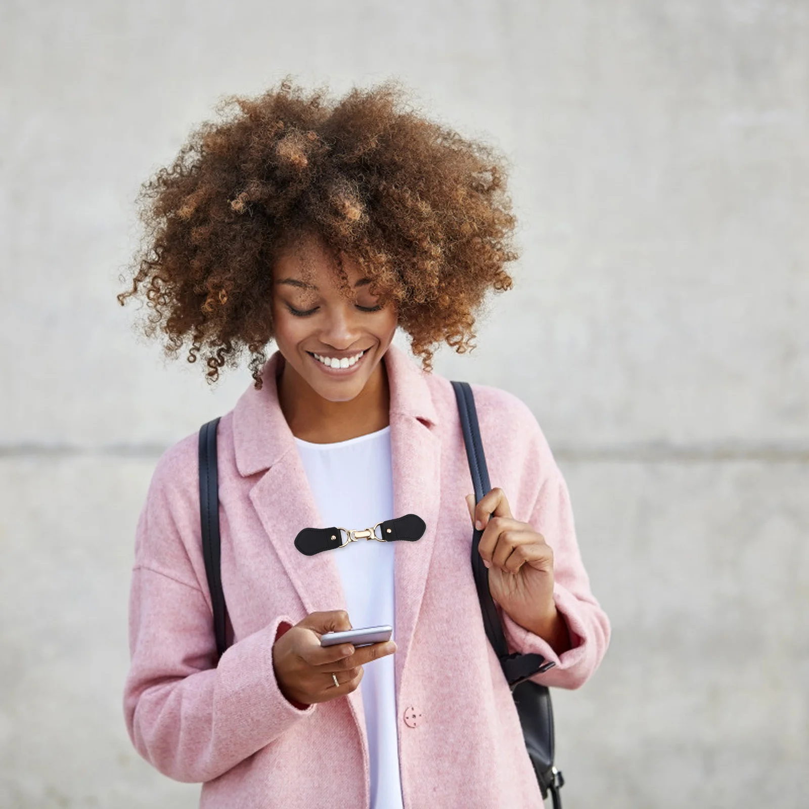 3 قطعة مقاطع معطف الرياح أبازيم لسترة معطف سترة إغلاق معدني مقاوم للصدأ دائم الملابس والاكسسوارات الحرفية الخياطة #3