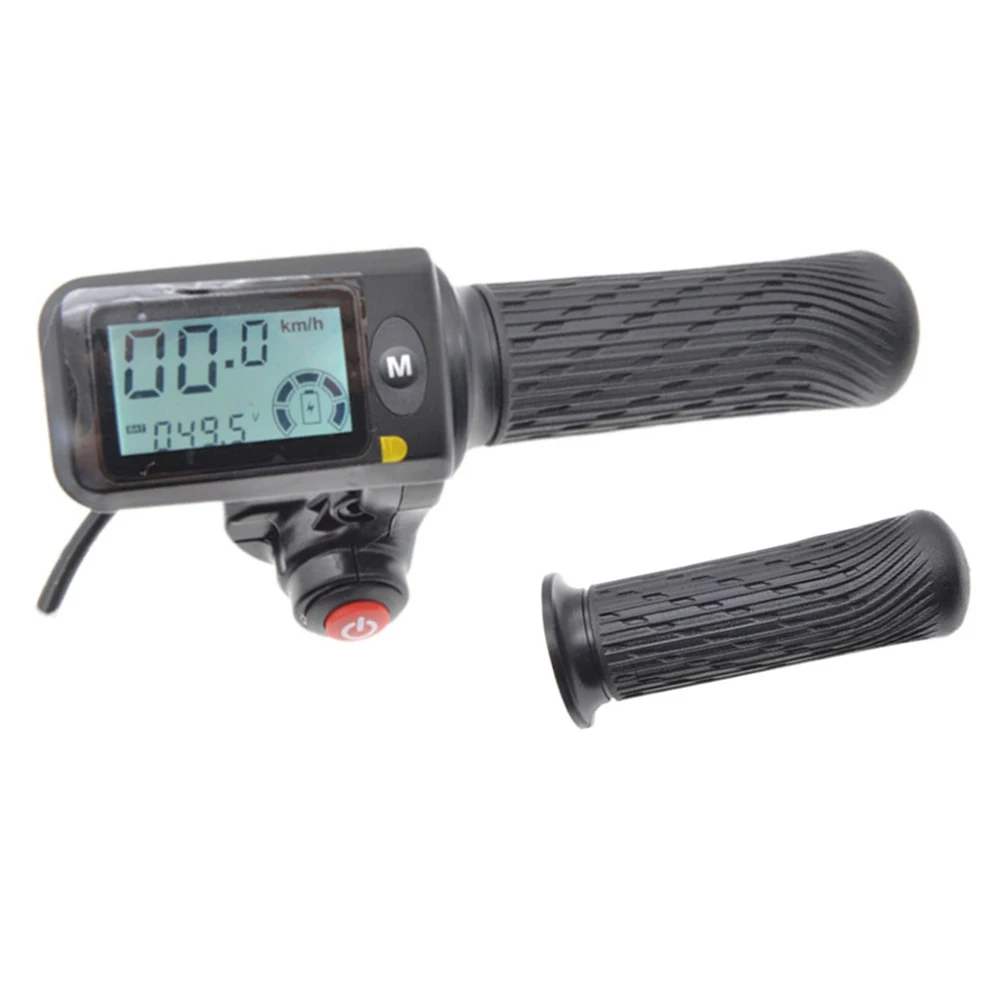 Throttle Controller For Electric Vehicles Throttle Controller Black LCD Throttle 36 48 60V Adjustable Battery Level Indicator