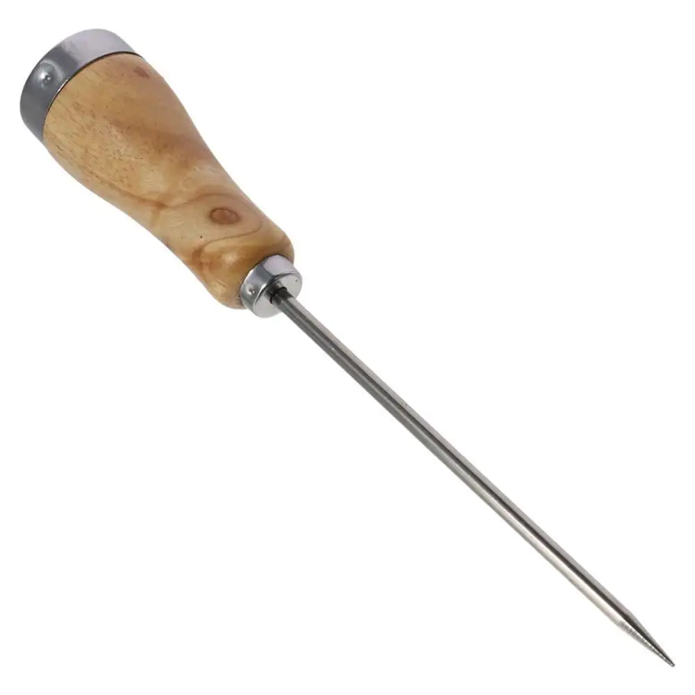 Ice Pick, Ice Breaking Ice Cone with Wooden Handle Ice Pick Crusher Ice Pick Wood Handle for Kitchen Bar