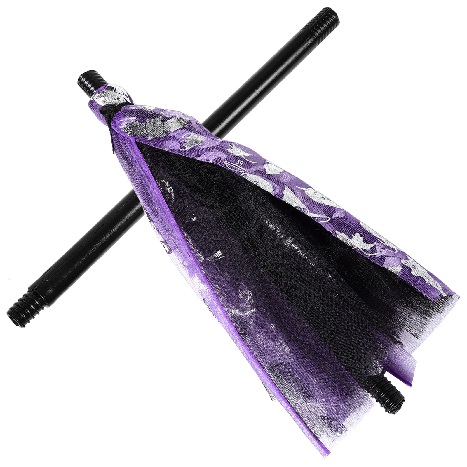 Balai de sorcière détachable pour enfants, bâton de balai pour Costume de fête, décoration de Cosplay, accessoire effrayant, jouet de balai d'halloween