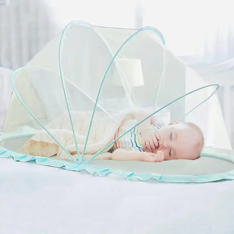 Fly Net for Babies Breathable Crib Cover Fly Net Lightweight Bassinet Fly Net Cover Baby Crib Net Sun Shelter Cots Netting Canop