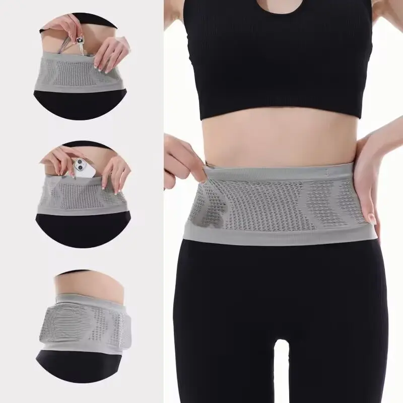 1 pcs  Invisible Running Waist Belt Bag Unisex Sports Fanny Pack Mobile Phone Bag Gym Running Fitness Jogging Run Cycling Bag