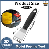 3D Printer Tool 3D Printer Scraper Tool Upgraded Polished Stainless Metal 3D Printer Spatula 3D Printer Scraper for 3D Printing
