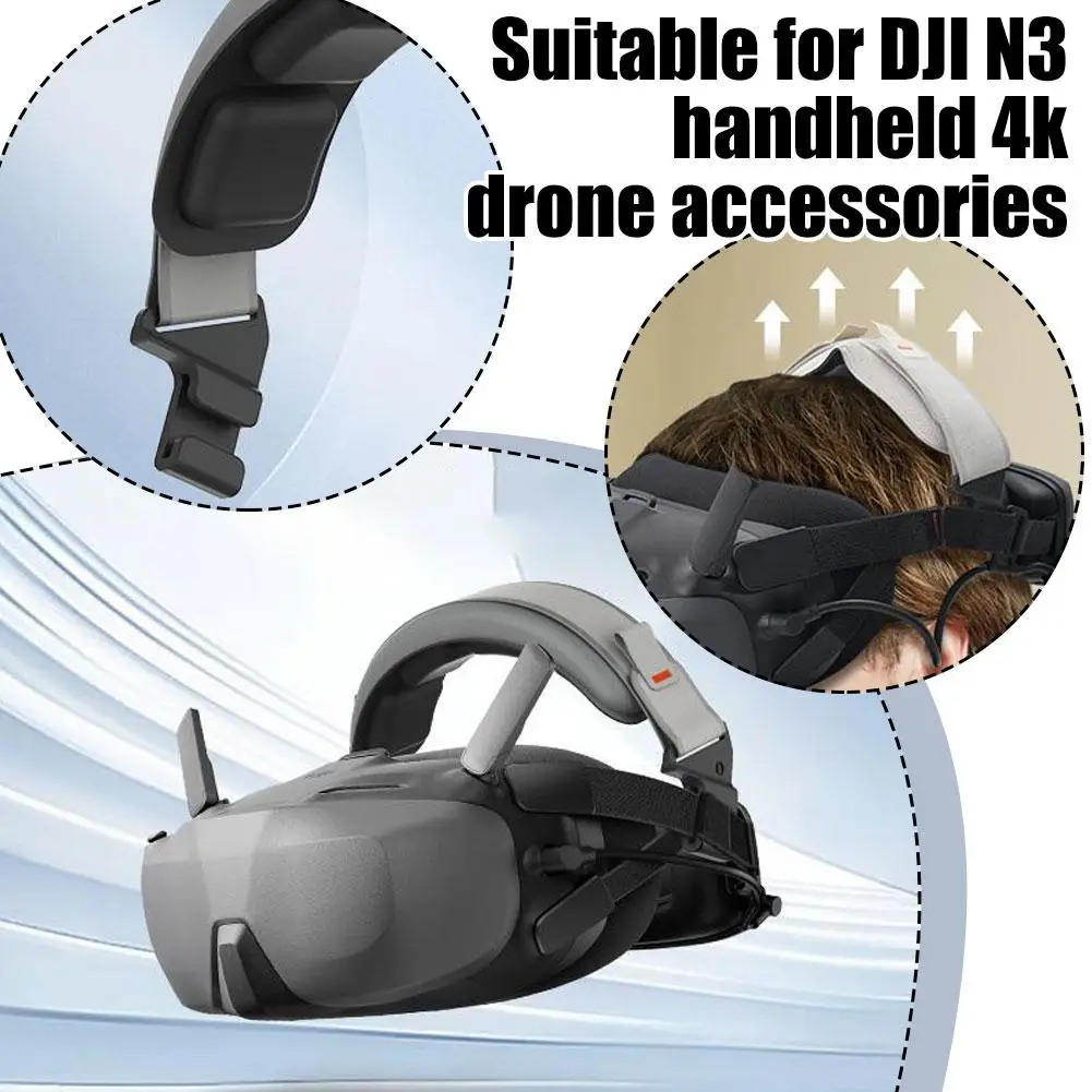 For DJI N3 Handheld 4k Cross-country Flying Glasses Reducing Head Drone And Strap Comfortable Accessories Pressure Breathab N8W1