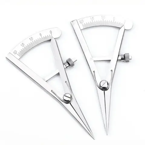 1 पीस डबल आईलिड सर्जिकल उपकरण दफन धागा पोजिशनिंग डिज़ाइनर नेत्र विज्ञान कम्पास रूलर मापने का उपकरण मेकअप उपकरण 10 best sales नेत्र विज्ञान - №5