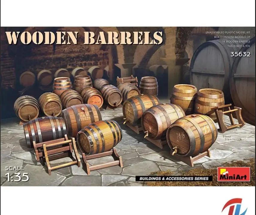 

MiniArt 35632 1/35 WOODEN BARRELS