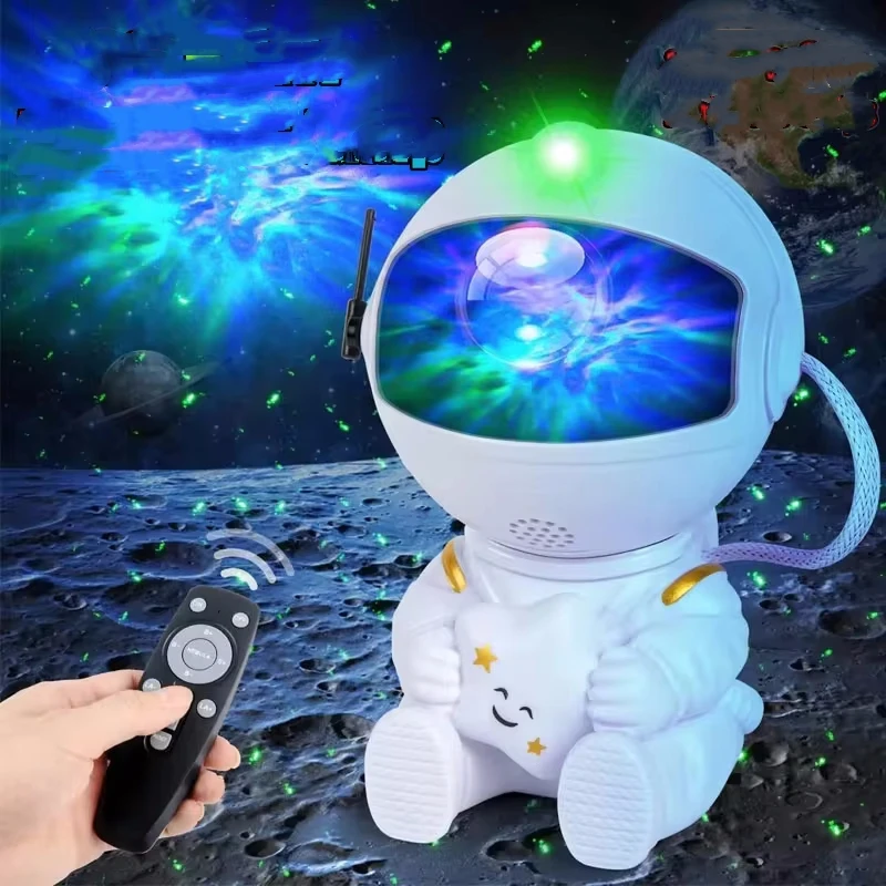 Galaxy Star Astronaut Projector LED Night Light Starry Sky Porjectors Lamp DecorationBedroom Room Decorative For Children Gifts