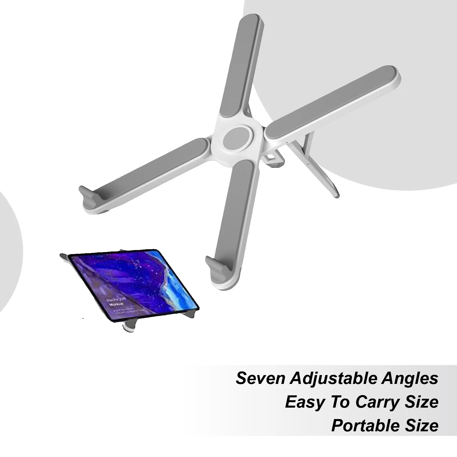 Portable tablet stand Adjustable Tablet Holder foldable small painting stand  for Dorm School Home Desk Travel Drawing