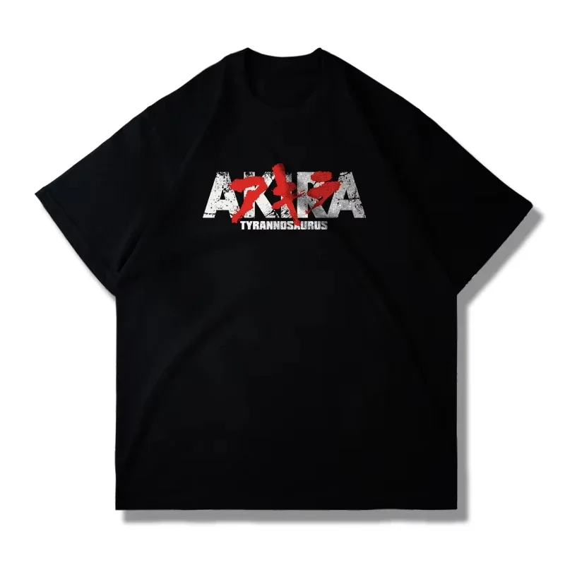 

Japanese Anime Around Akira Short Sleeve T-shirt Fashion Brand Men's and Women's Motorcycle Summer Cotton T-shirt