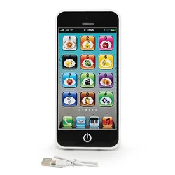Children Early Phone Music Sounding Toy Gifts English Learning Cellphone Baby Educational Toys Analog Telephones for kids