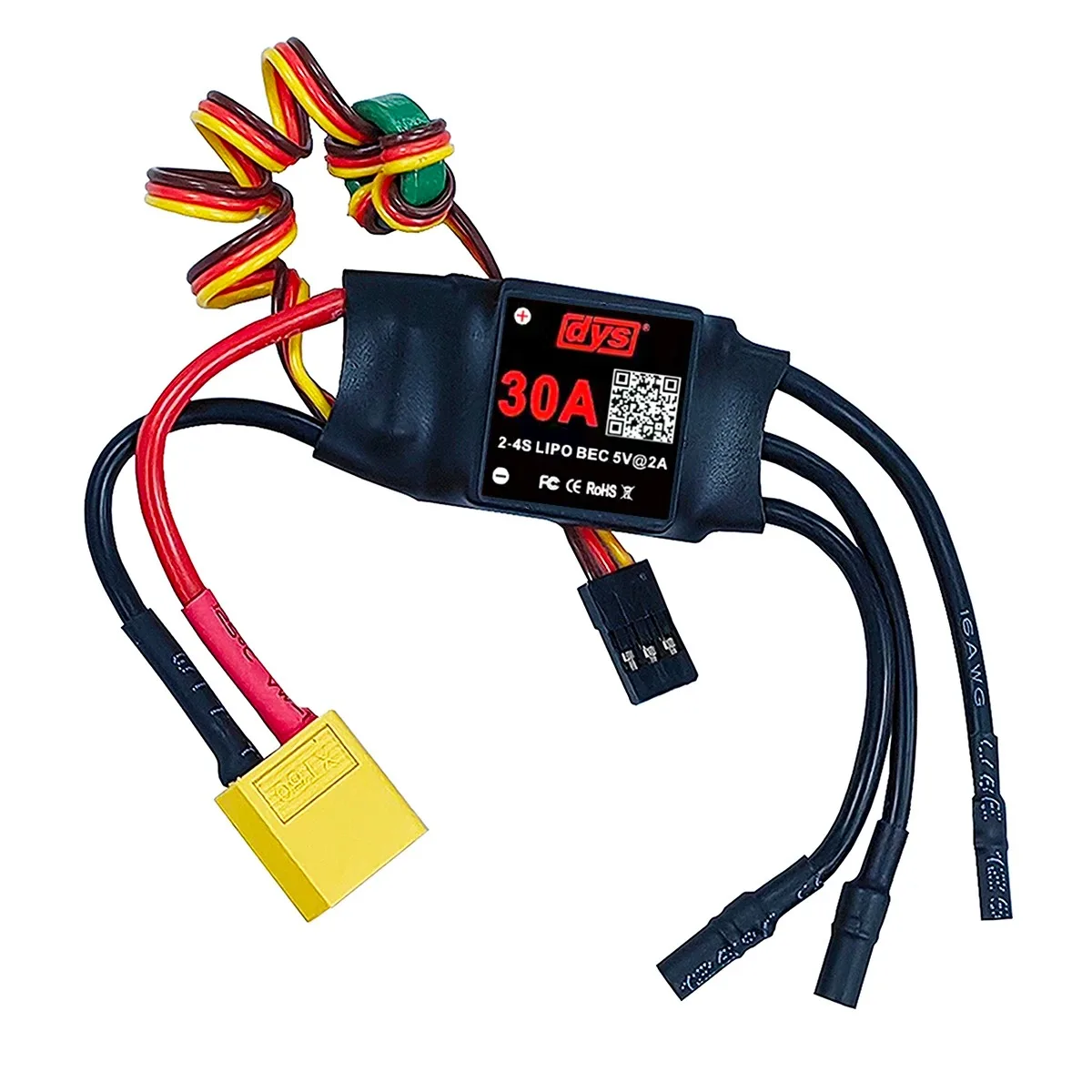 DYS 12A 20A 30A 40A 50A 60A 80A 100A 2-6S Brushless ESC With 5V/6A BEC For RC fixed-wing aircraft helicopter